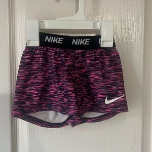 Nike Pink and Black Athletic Shorts